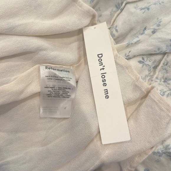 NEW Reformation Londyn Floral Button Down Sleeveless Midi Dress sz 8 - Picture 4 of 8